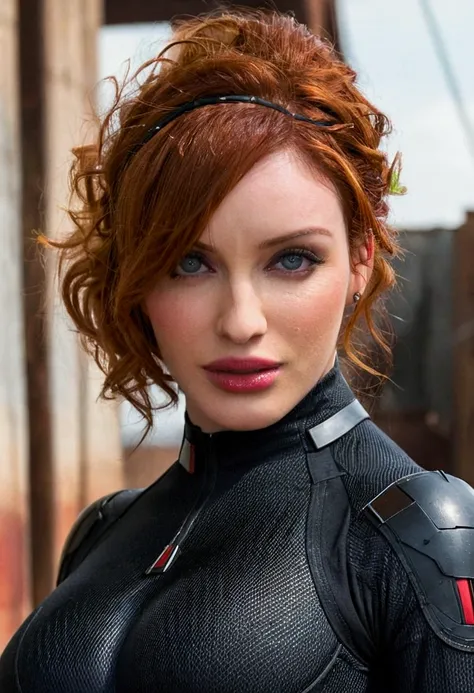 4 christina hendricks playing the role as the fictional character of natasha romanoff/black widow in the marvel cinematic univer...