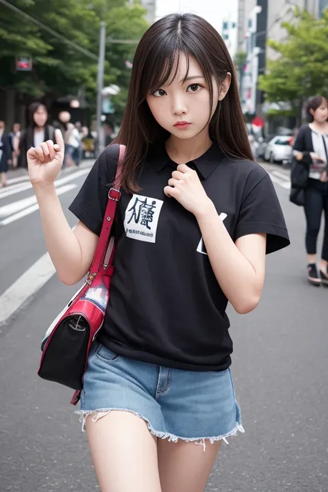 masterpiece, 8k, , Japanese Girls, RAW Photos, Absurd, 受賞ポートレート笑face, 笑face, Alone, Uniform, Summer Clothes Idol&#39;face, violet, Gardenia, Delicate girl, Long black hair, Dark Eyes, Upper body digital SLR, Observe the audience, Frank, Sophisticated, Like...