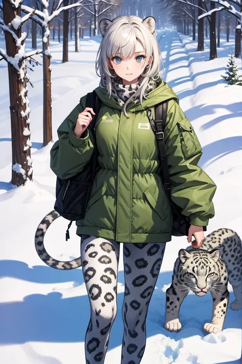 Snow Leopard Print