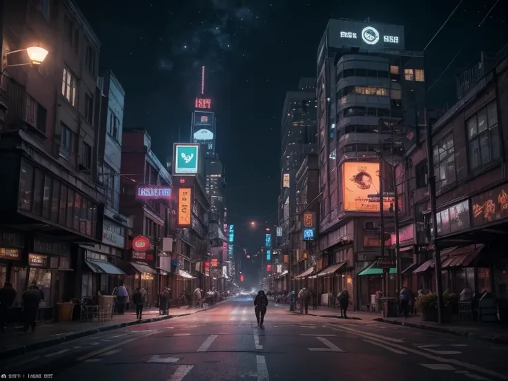 futuristic city, cyberpunk, violence, decadence, futuristic society, Viral 80s anime cyberpunk city wallpaper in 4K quality, in the style of digital illustration inspired by guweiz, featuring urbane buildings, featuring brutalist arquitecture, at night wit...