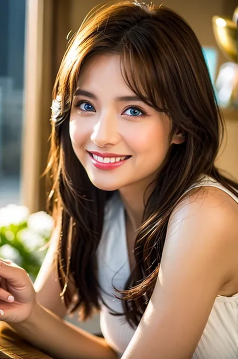 (Realistic, 超Realistic:1.4), 16K HDR, High resolution,(Wine Glasses),(Wine bottle),(Champagne glasses),Happy smile、short hair,The best smile、Japanese actress,so beautiful(It looks like the real thing),Cocktail Dresses、red wine、White Wine、Sparkling wine、Sli...