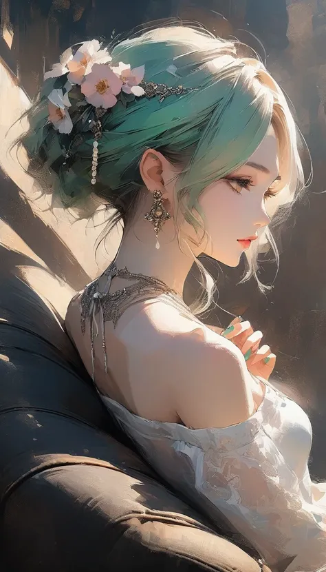 ((masterpiece,best quality, 16K portrait, UHD, extremely detailed the work, detailed beautiful face and skin and hair and nape)) 
BREAK ((illustration design by yoshitaka amano style):1.4),(yoshitaka amano character design:1.1),(contour-emphasis),(rough sk...