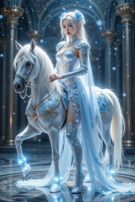 woman (Centaur:1.4), Four legs，Android, huge huge,Crystal high heels，Stars shine，（(Wearing knight armor: 1.6)）（Flesh-colored skin (author：Cynthia Sheppard (Cynthia Sheppard)), Fair and shiny skin, Full body cgsociety, Beautiful full body concept art, smoot...