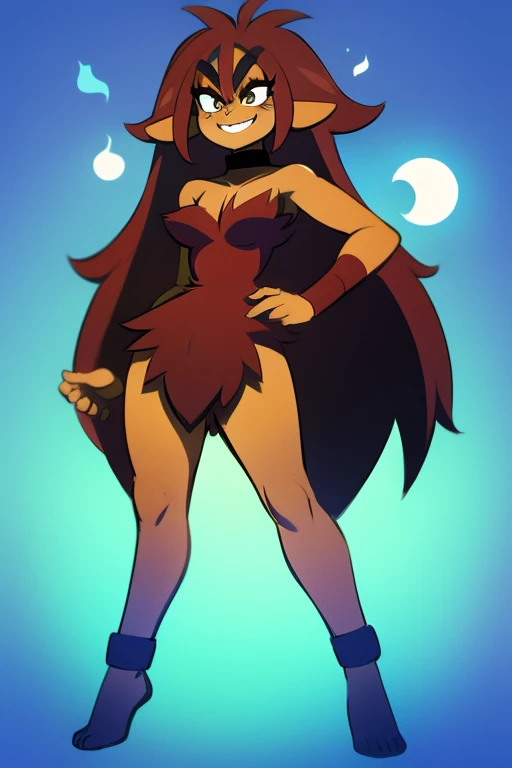 yagiko, standing, full body, medium breast