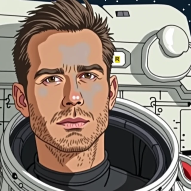 Male astronaut profile picture