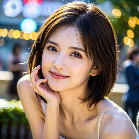 (Realistic, 超Realistic:1.4), 16K HDR, High resolution,(Wine Glasses),(Wine bottle),(Champagne glasses),Age 33,2,Happy smile、short hair,The best smile、Japanese actress,so beautiful(It looks like the real thing),Cocktail Dresses、red wine、White Wine、Sparkling...