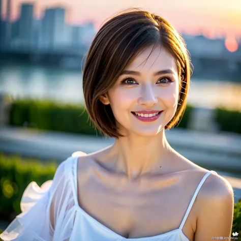 (Realistic, 超Realistic:1.4), 16K HDR, High resolution,(Wine Glasses),(Wine bottle),(Champagne glasses),Age 33,2,Happy smile、short hair,The best smile、Japanese actress,so beautiful(It looks like the real thing),Cocktail Dresses、red wine、White Wine、Sparkling...