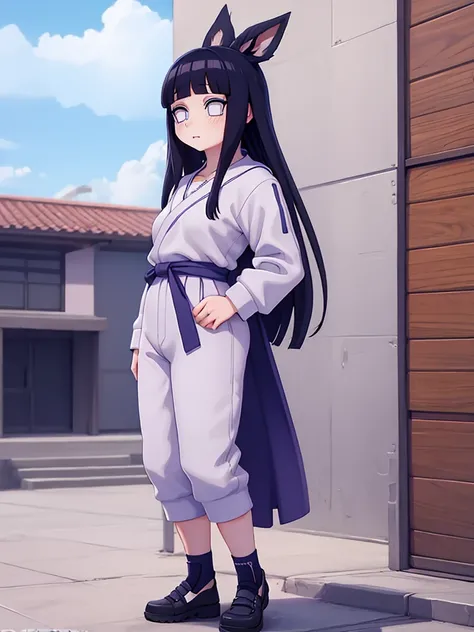 Hyuga hinata standing stylish,Very beautiful  tiktok video, talking , very cute features, cute features, 8 k ultra realistic, live footage, iphone video, live, real footage, trending on artstatoon,