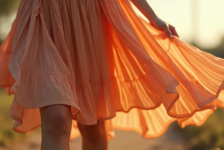  view from below, Close up Shot from the skirt of a girl, Close up of the pleated skirt