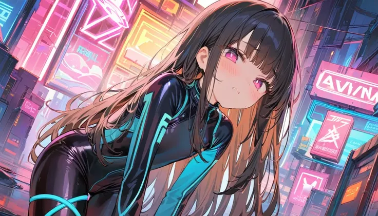 (((  black long hair))),masterpiece, best quality, extremely detailed, (illustration, official art:1.1), 1 girl ,((blush)) , cute face, big eyes, masterpiece, best quality,(((((a very delicate and beautiful girl))))),Amazing,beautiful detailed eyes,blunt b...