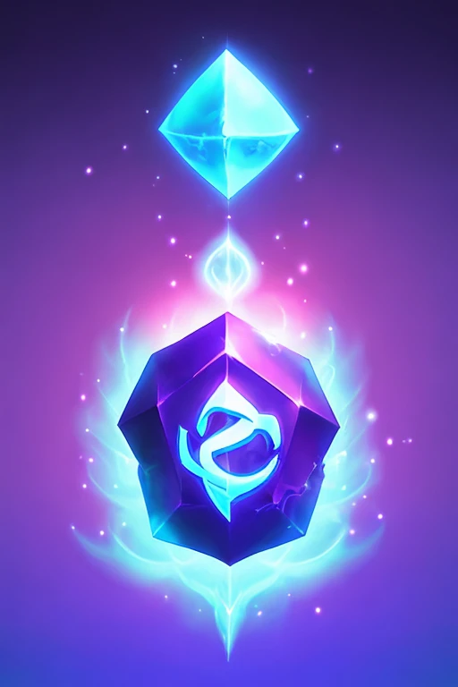 Make a fantasy style magic based game logo. The logo text: "E SAY" with blue blur and purple shadows