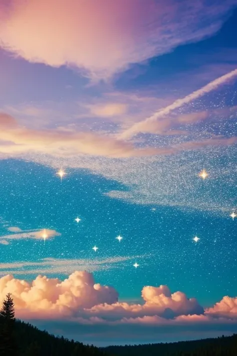 Cotton Candy Forest　Sparkling　lame　Polka dots　Pastel colors　Above the Clouds　gold　silver