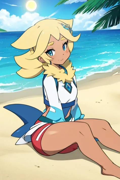 Female furry shark alola pokemon sun and moon style 