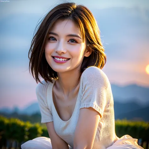 (Realistic, 超Realistic:1.4), 16K HDR, High resolution,(Wine Glasses),(Wine bottle),(Champagne glasses),Age 33,2,Happy smile、short hair,The best smile、Japanese actress,so beautiful(It looks like the real thing),dress、red wine、White Wine、Sparkling wine、Slim ...