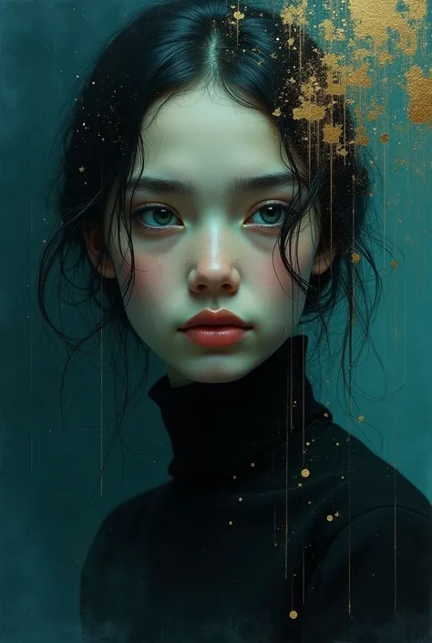 **Positive Prompt**
```illustration, sfw, 1girl, portrait, (high quality artwork, masterpiece, abstract expressionism, intricate details, watercolor ink), (by Oskar Fischinger:1.2), by Yoann Lossel, golden lines, (mind blowing, thought-provoking art), styl...