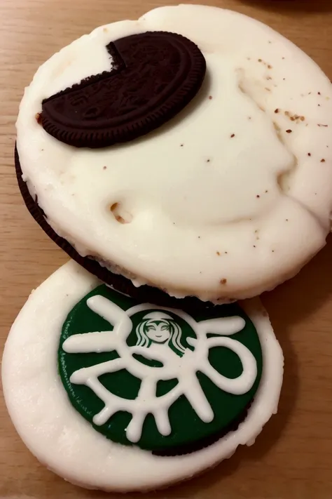 Starbucks logo mixes with Oreo and McDonald&#39;s