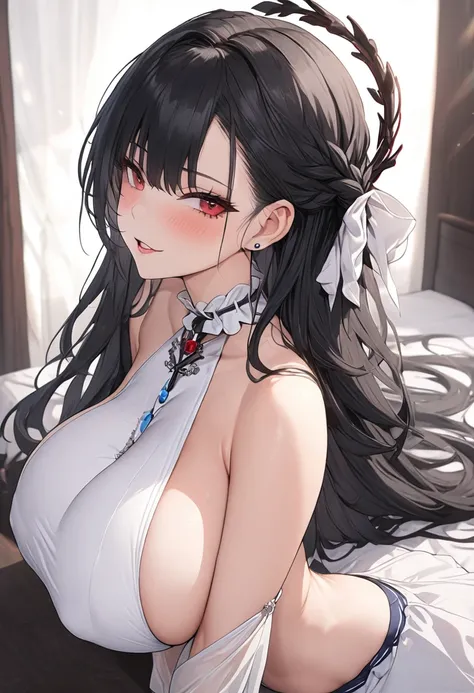 8k,masterpiece,Fine details,belfast(azur lane),nsfw,huge breasts
