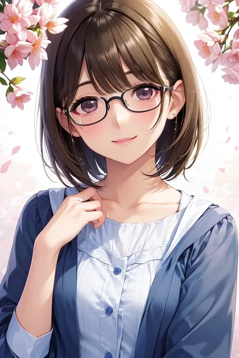 my grandmother、Shiny brown hair, Short Hair, (Beautiful brown eyes、Sparkling eyes, Fine grain)、smile、Ultra-detailed eyes、Highly detailed face, Highly detailed eyes,Cowboy Shot、



masterpiece、High resolution、High resolution、High resolution、
1 female、Very c...