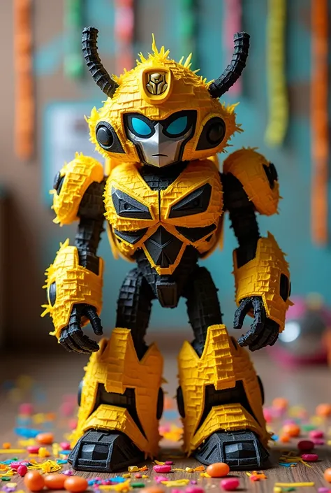 Una piñata de bumblebee transformes 