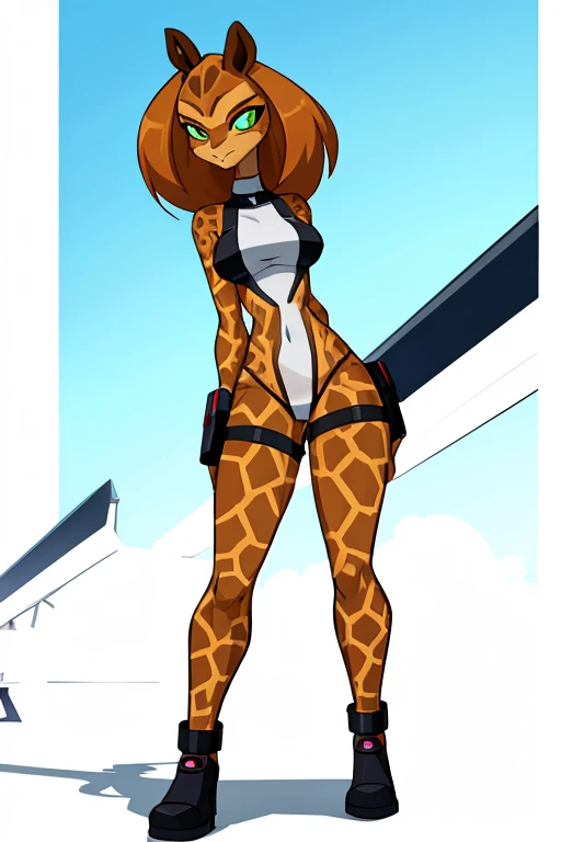 Female furry giraffe ben 10 alien force style 