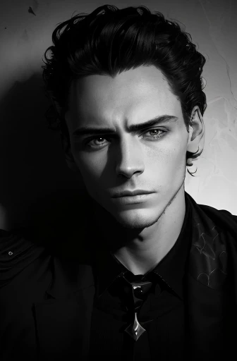 arafed black and white photo of a man with a serious look, young Tom Hiddleston, David Sorrenti, Paul Atreides, Edi Slimane,  ], it was very cold, Maxim Shirkov, inspired by Jacob Toorenvliet, Handsome man, hayden christensen, Tom Hiddleston, he is very th...