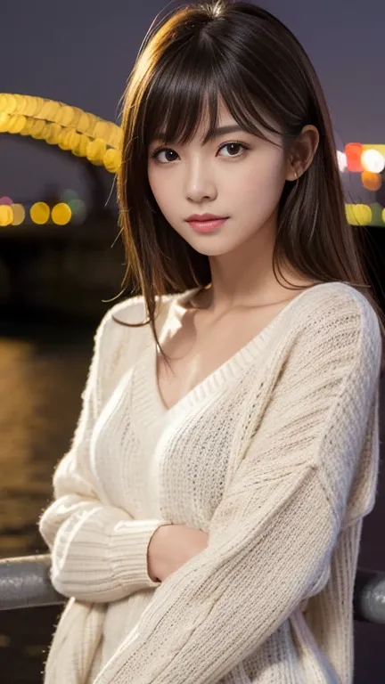 (Detailed skin:1.2),(Shiny skin:1.1),8k,Best Quality, masterpiece, Ultra-high resolution,(Realistic:1.4), RAW Photos,(Soft Saturation:1.3),(White skin:1.2),1 Female,Improve,compensate,(:1.1),(Eyeliner:1.2), Brown eyes, View your viewers, 1, Detailed face, ...