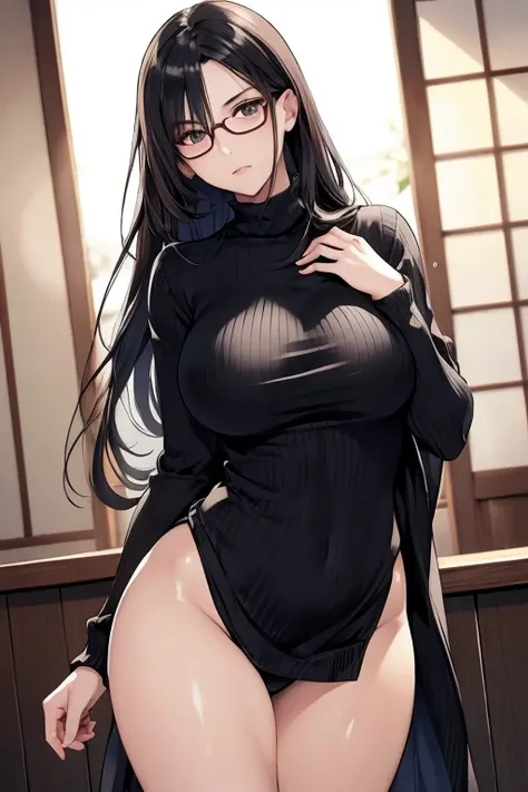 ((Please redeem)), ((masterpiece)), (detailed), One Woman，Beautiful woman，Japanese women， Married women，Beautiful body lines，Beautiful Face，Clear Eyes，difficult, Beautiful Skin，Beautiful Hands，Beautiful legs，Long limbs，Black Hair，Beautiful Long Hair，Shiny ...