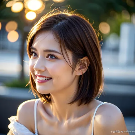 (Realistic, 超Realistic:1.4), 16K HDR, High resolution,(Wine Glasses),(Wine bottle),(Champagne glasses),Age 33,3,Happy smile、short hair,The best smile、Japanese actress,so beautiful(It looks like the real thing),dress、red wine、White Wine、Sparkling wine、Slim ...