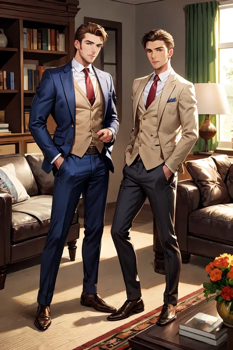 Handsome Men , living room
