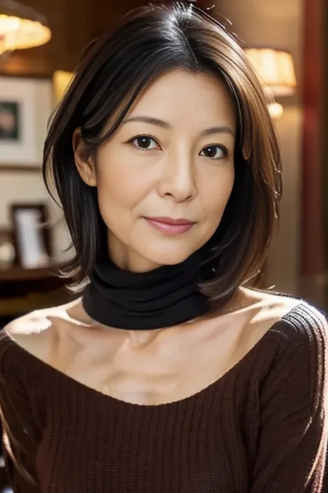 (high reality photograph, high resolusion, detailed face, detailed eyes) skinny japanese lady, 40 years old, cute face, solo:1, ...