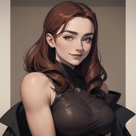 Sansa Stark, detailed shoulders, mysterious smile