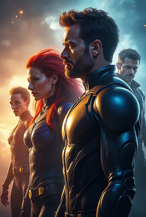 a poster of the x - men movie with the characters, x - men, X-Men, xmen, no text, promotional image of the film, X-MEN STORM, wonder, poster shot, mutants, hero, Promotional Art, x man costume, amazing, profile picture, still promotional, , x - him, x-man ...