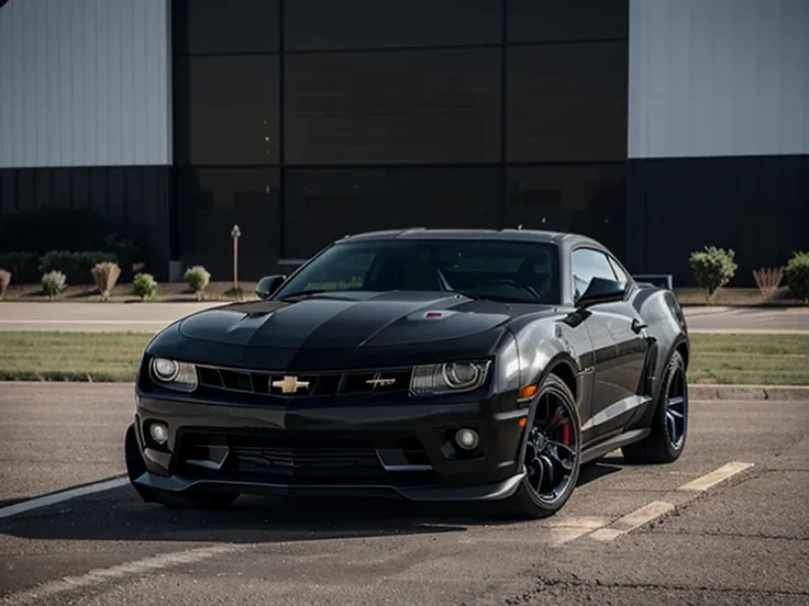 Black Camaro car 