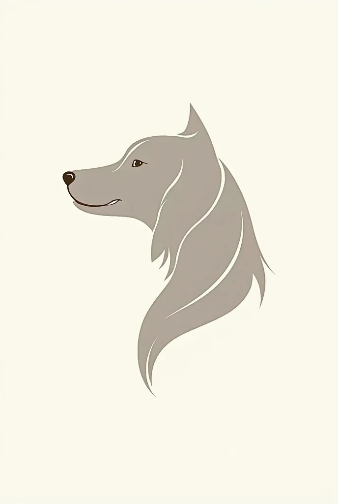 My dog grooming salon is called Howl with Style!, Create a unique logo for the brand that represents the name of the hair salon, remove the name and make the logo a unique brand type, in Latin Spanish