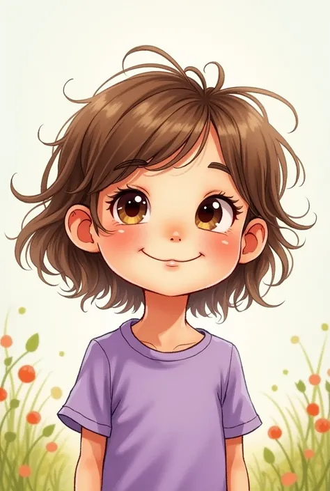 （one-girl：1.1，children&#39;s：0.9），Multiple angles，Sketchy design style，children&#39;s illustration style，Pencil and Watercolor Effects，realistic facial features，natural soft light，Thin hair and clothes，playful and bright colors，happy expressions,  a child ...