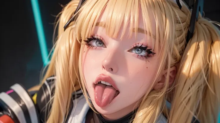 striderscribe,2 striderscribe girls,(ultra realistic),photo, high quality, аналоговая photoграфия ahegao , (low lighting), (neon...