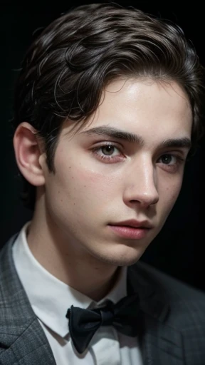 A young man with short hair, Jewish focus on the face photo 