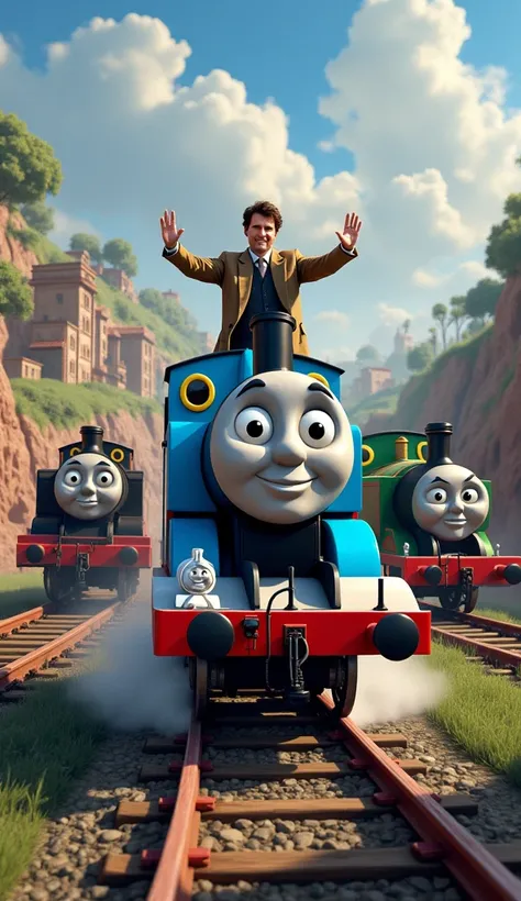 Thomas and his friends on an adventure with Tom Cruise to save humanity