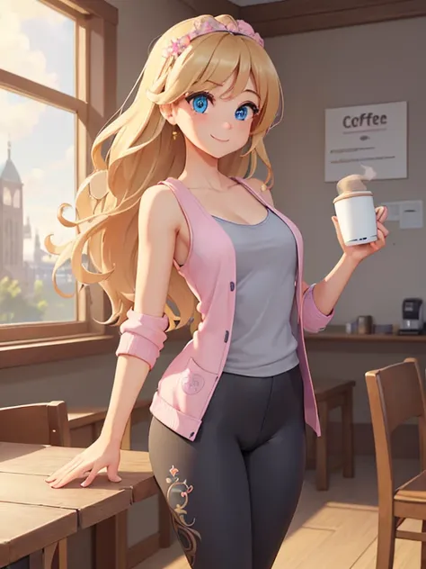 (masterpiece:1.2), best quality, high resolution, unity 8k wallpaper, (illustration:0.8), (beautiful detailed eyes:1.6), extremely detailed face, perfect lighting, extremely detailed CG, (perfect hands, perfect anatomy), 1girl, solo, wavy blonde hair, blue...