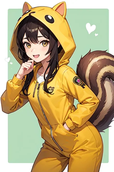 Girl wearing a squirrel costume　　Sounds fun!