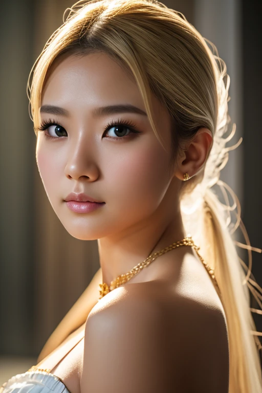 best quality, masterpiece, highres, 1girl,korea dress,hair ornament,necklace, jewelry,Beautiful face,upon_body, tyndall effect,photorealistic, dark studio, rim lighting, two tone lighting,(high detailed skin:1.2), 8k uhd, dslr, soft lighting, high quality,...