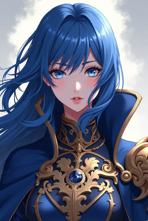 Anime Queen Lucina wearing a Massive Medici Popped Collar