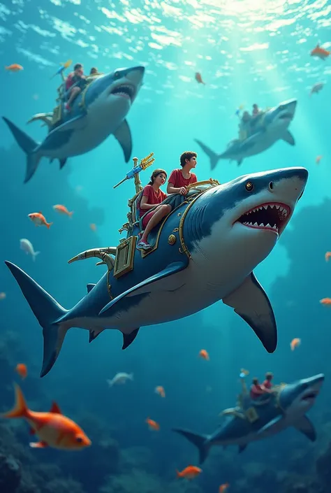 What if we used sharks as vehicles?