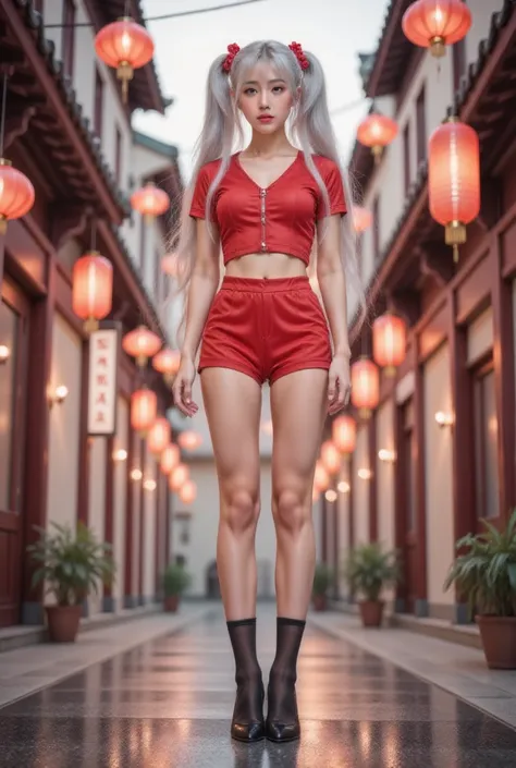 masterpiece,best quality,high resolution, 1 girl,from below,(the legs are very thin and straight)，,(very long legs，[straight leg...