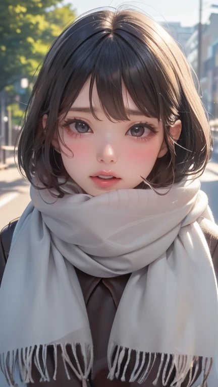  perfect quality, 、8K quality、(((no makeup、Shut up:1.2))、(realistic、Realistic、Super detailed、Highest detail skin、Best Quality、masterpiece、Ultra-high resolution)、cute russian woman、、middle school girls、young、a girl、Have bangs、Light blonde:1.7、double eyelids...