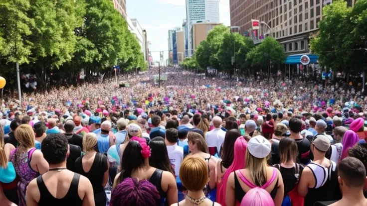 Drag queen crowd