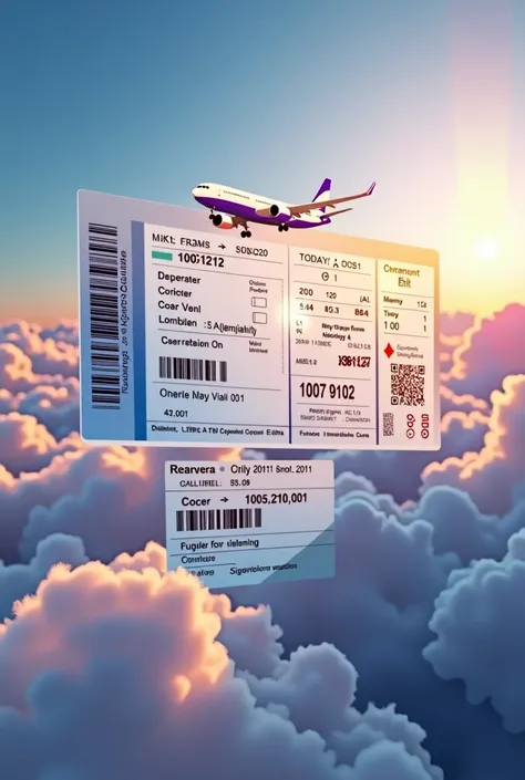 Airplane ticket 