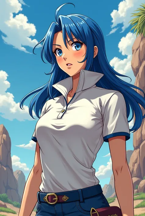 Fire Emblem Lucina wearing a Massive Popped Collar Polo