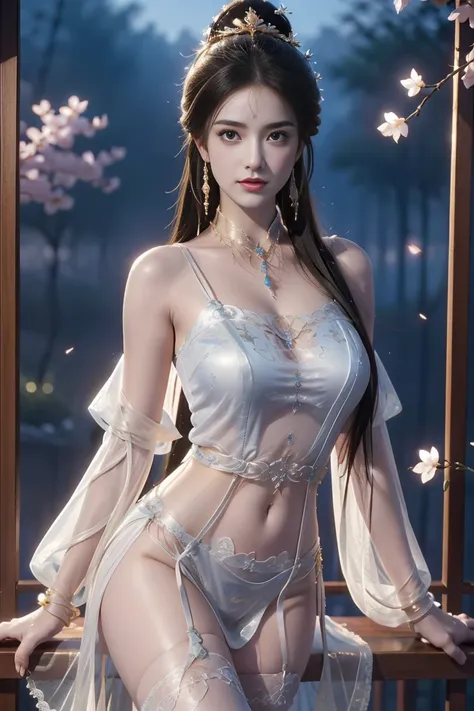 ultra realistic 8k cg,picture-perfect face,flawless,clean,masterpiece,professional artwork,famous artwork,cinematic lighting,cinematic bloom,perfect face,beautiful face,fantasy,dreamlike,unreal,science fiction,beautiful clothes,lace,lace trim,lace-trimmed ...