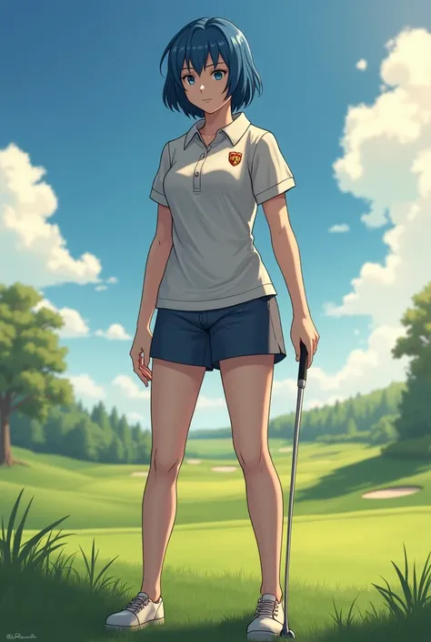 Fire Emblem, Princess, Lucina wearing a Massive Popped Collar Polo while playing Golf